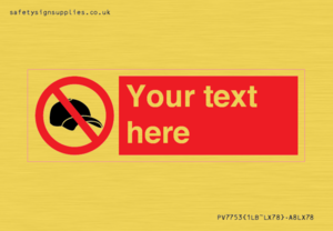 Custom prohibition no caps